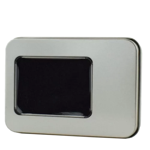 Metal Tin With Window USB Gift Box