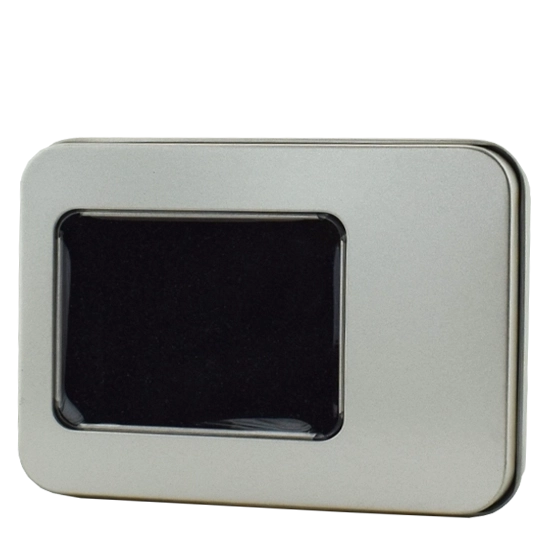 Metal Tin With Window USB Gift Box